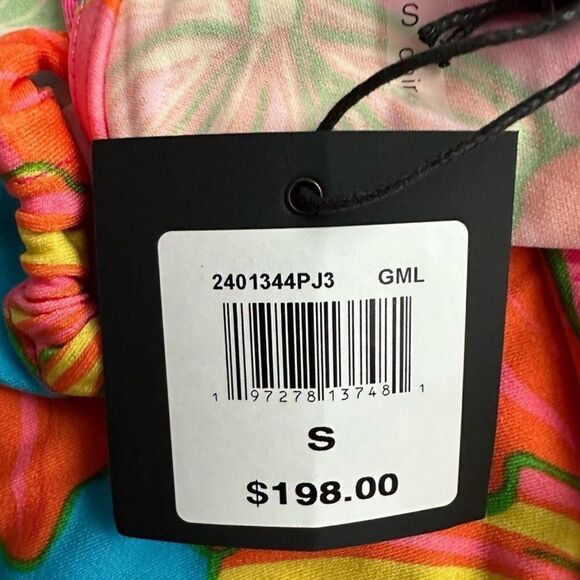 Trina Turk Halter Maxi Dress Multi Color Floral Women’s Size Small - Picture 4 of 6